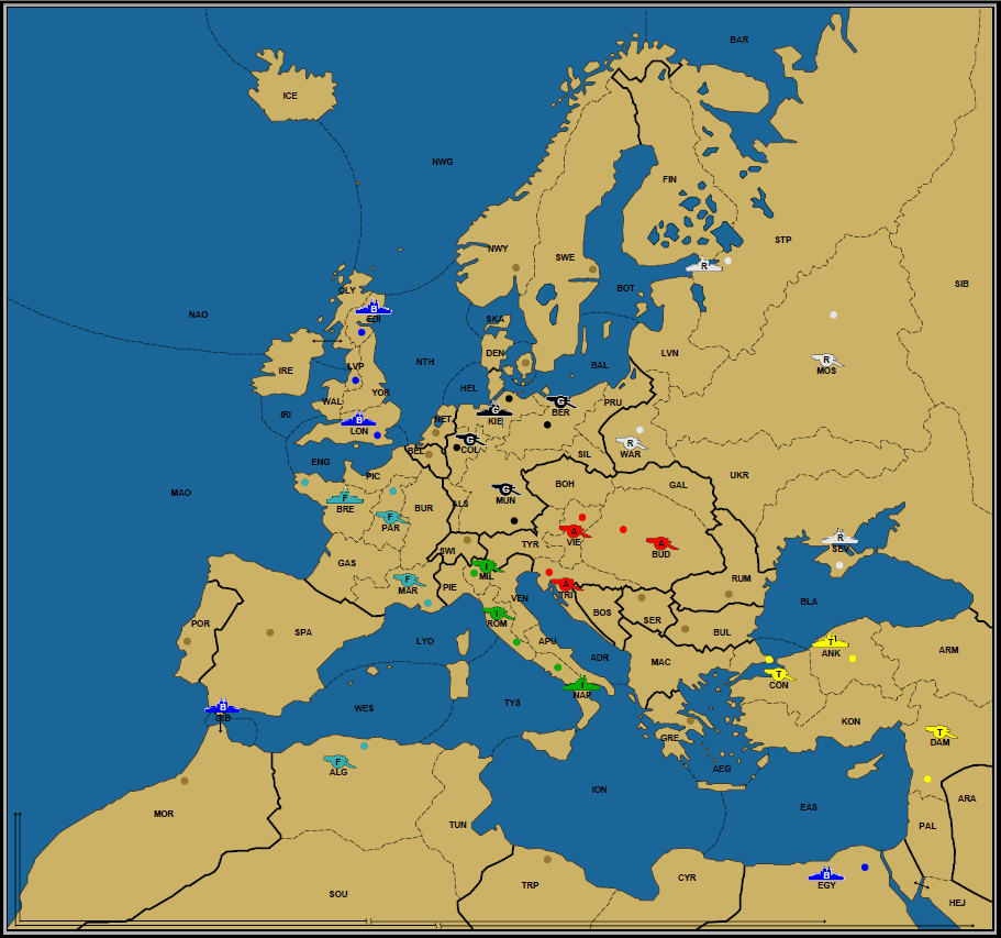 Diplomacy: 1900 Variant
