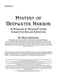 RPG Item: WATE1-4: Mystery of Deepwater Harbor