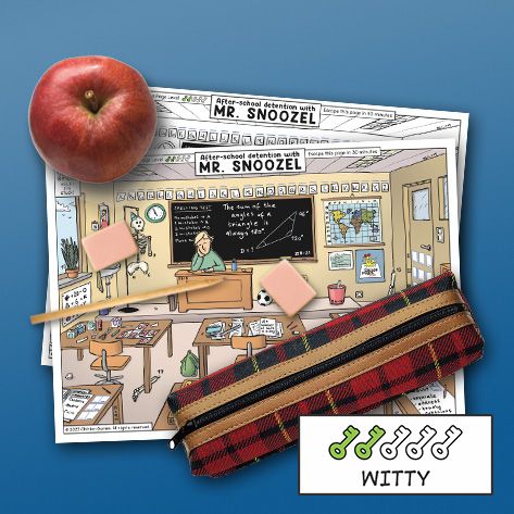 Cover art for Escape Page: After-school detention with Mr. Snoozel