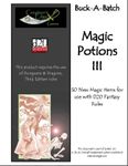 RPG Item: Buck-A-Batch: Magic Potions III