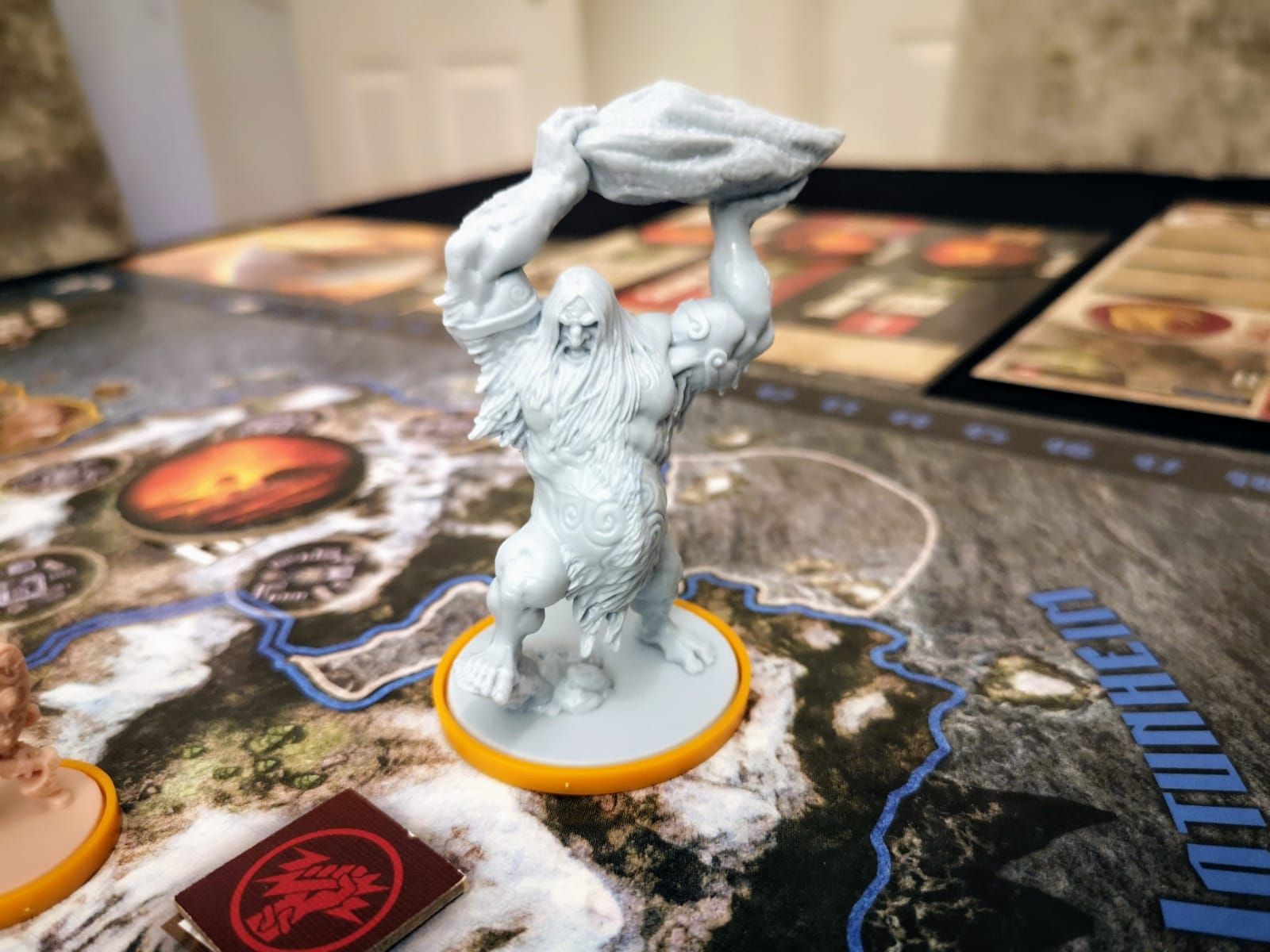 Feuilles Carton Blood Rage Kickstarter - CMON Extension Age Track & Valhalla
