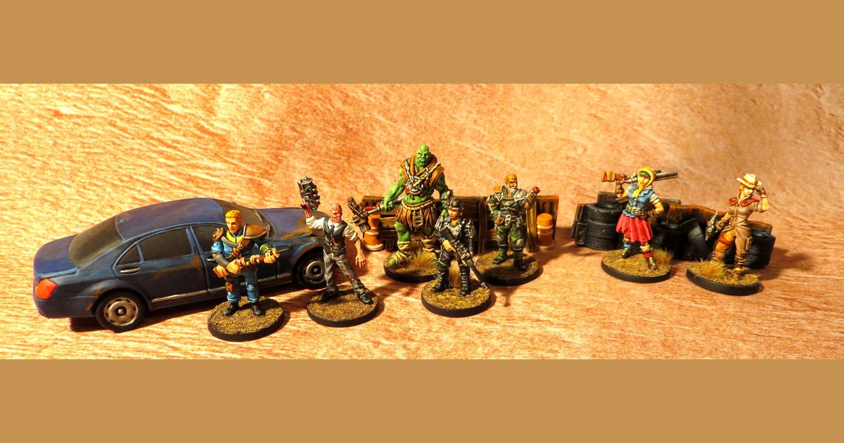 Fallout Board game Painting by Numbers BoardGameGeek
