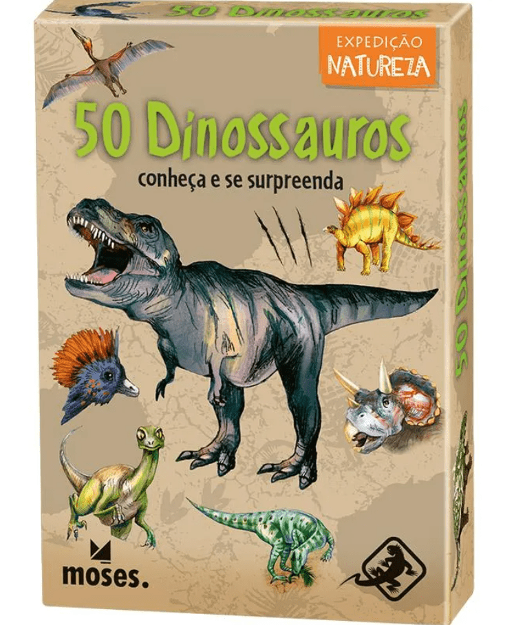 Cover art for 50 Dinossauros
