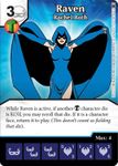 Board Game Accessory: DC Comics Dice Masters: War of Light – Raven: Rachel Roth Alternate Art Promo