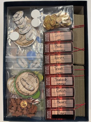 My storage solution for sleeved cards | BoardGameGeek