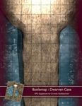 RPG Item: Battlemap: Dwarven Gate