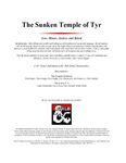 RPG Item: The Sunken Temple of Tyr