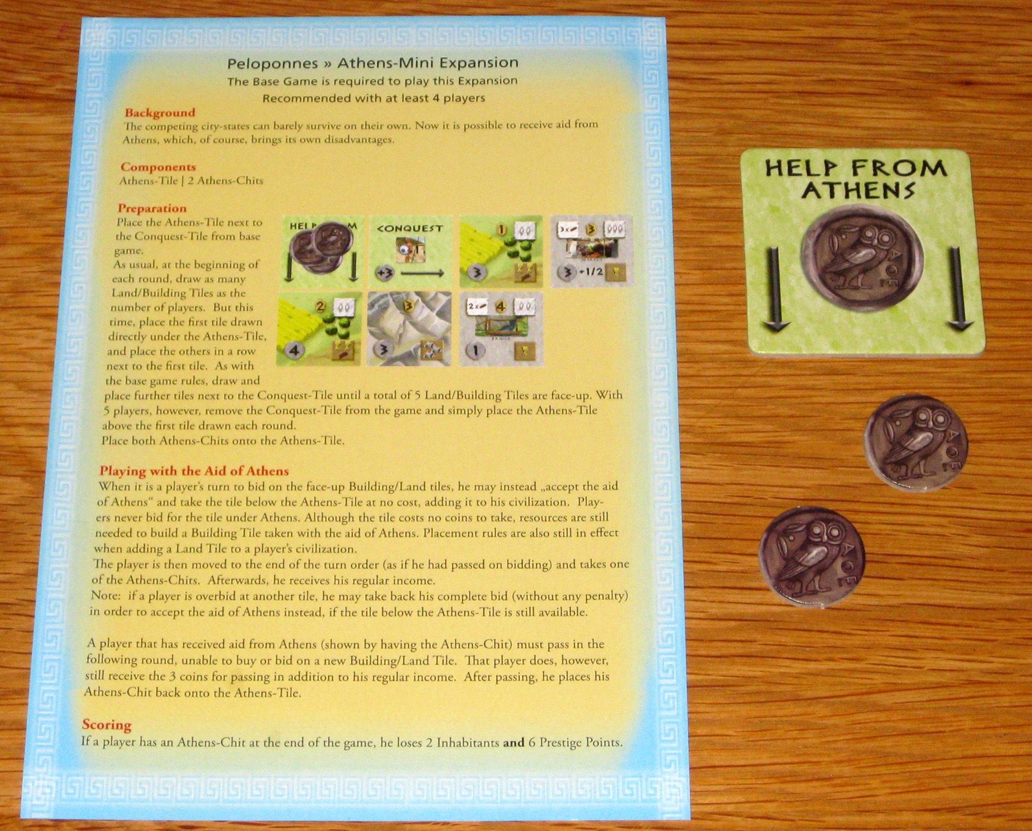 Peloponnes: Athens-Mini Expansion