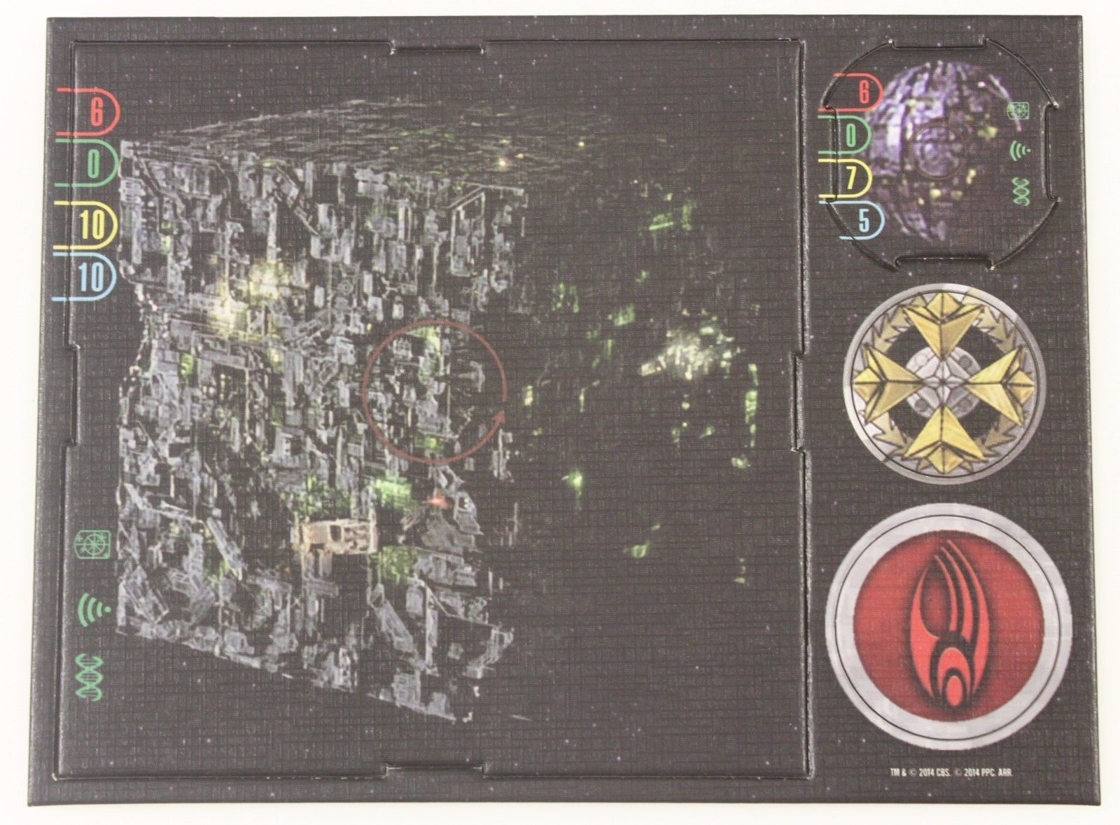 Star Trek: Attack Wing – The Collective Month 3 Organized Play Borg Cube and tokens