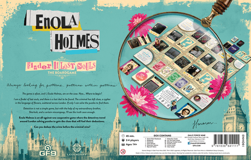 Board Game: Enola Holmes: Finder of Lost Souls