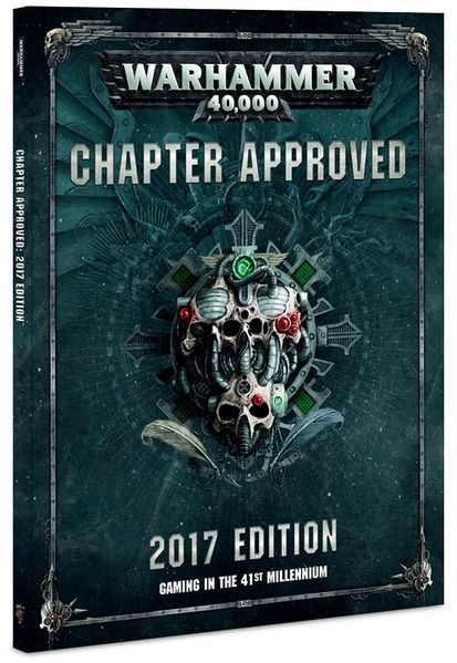 Coperta Warhammer 40,000 (Eighth Edition): Chapter Approved – 2017 Edition