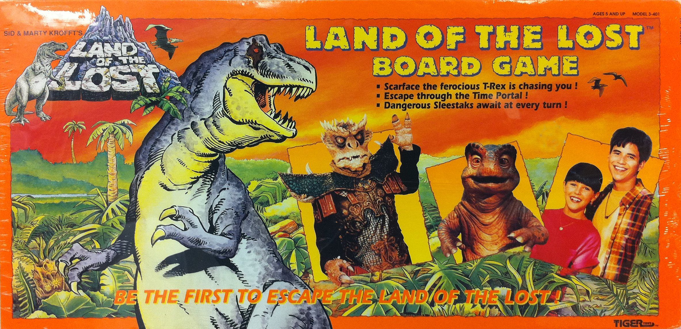 Land of the Lost Board Game cover art