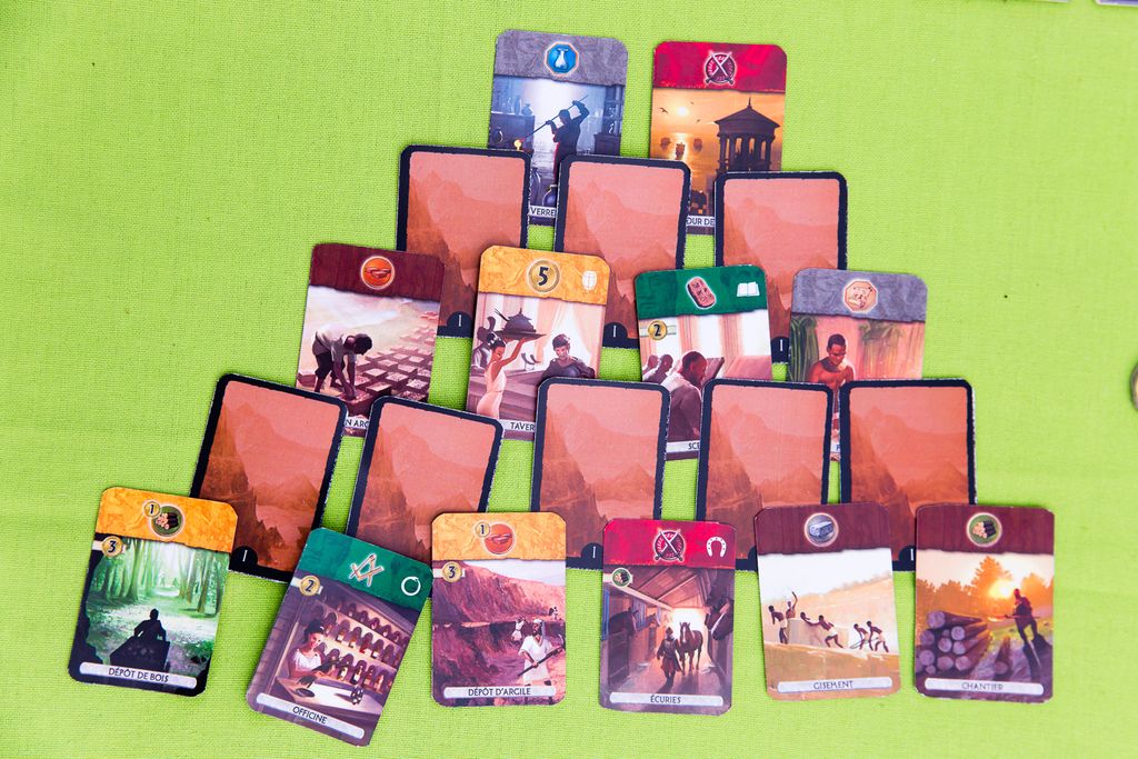 The first age pyramid. (Paris est ludique 2015) — Photo by styren on BoardGameGeek