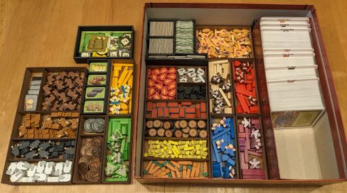 The Game Doctors Organizer Per Agricola (Revised Edition) | Inserti In Legno Per Gioco Da Tavolo | 11 Vaschette - 2