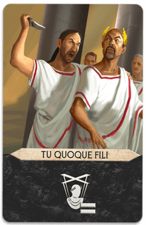 7 Wonders Duel: Agora – Tu Quoque Fili Promo Card