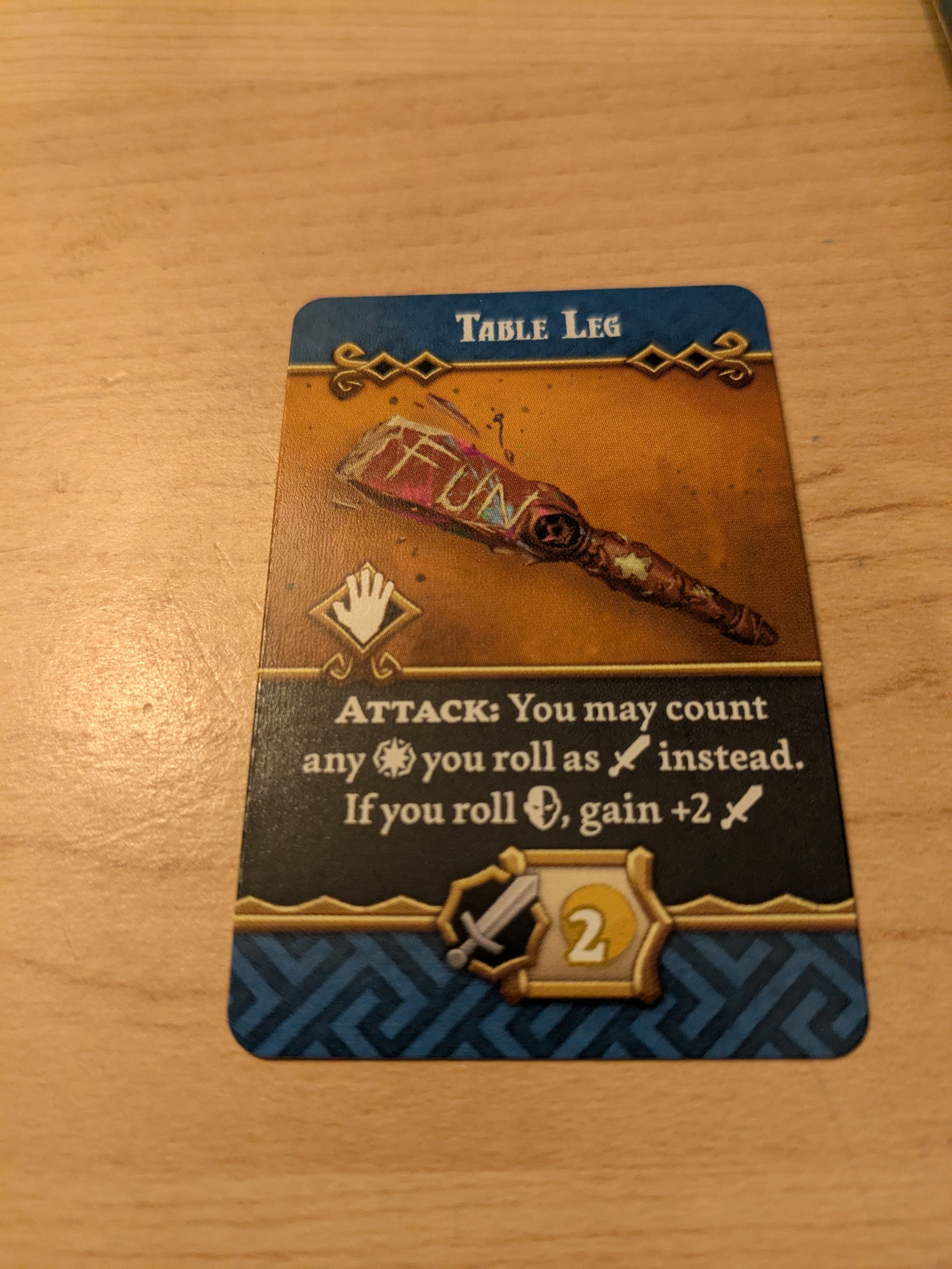 Massive Darkness 2: Table Leg Promo Card