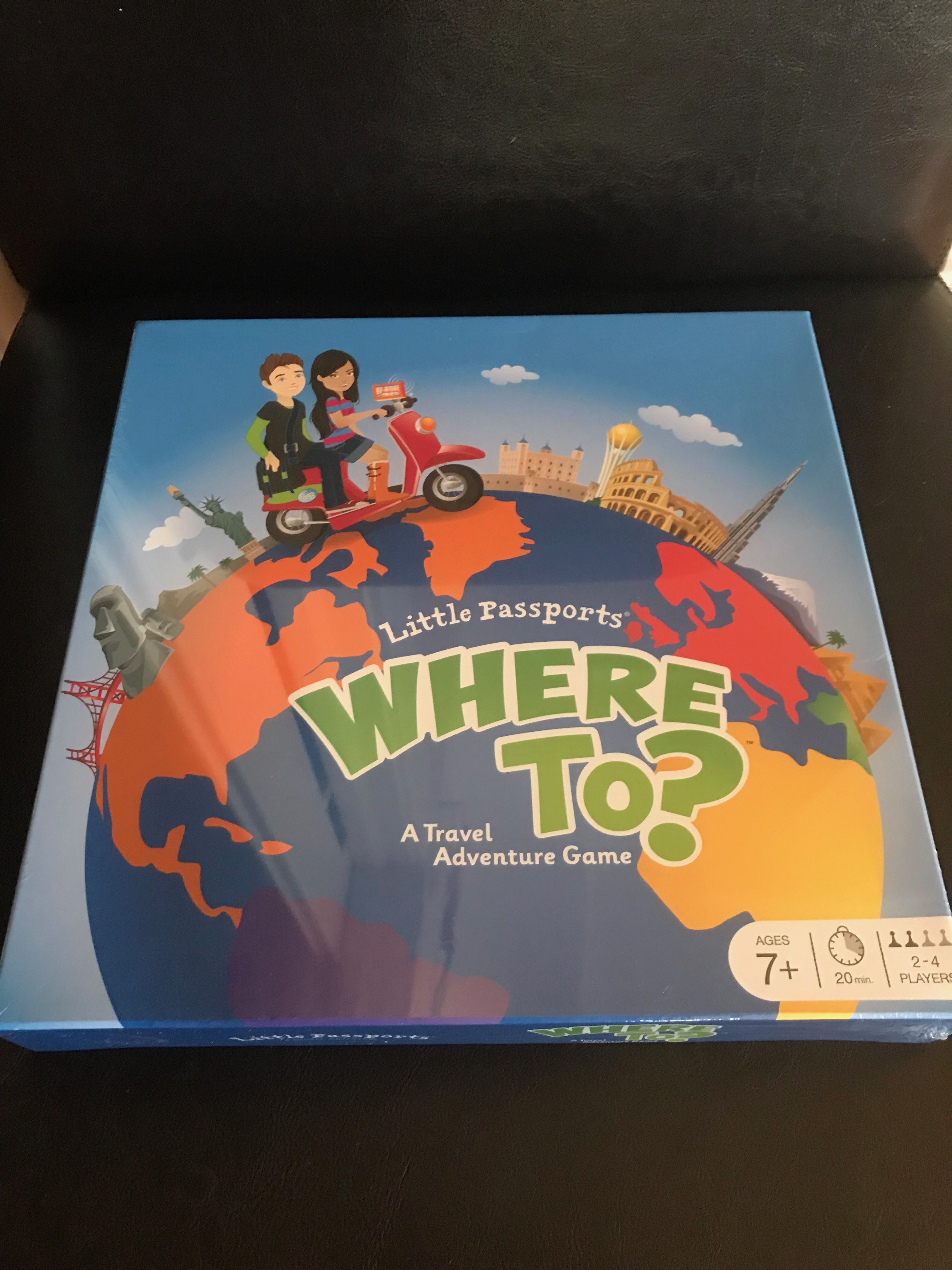 Where To? A Travel Adventure Game box art