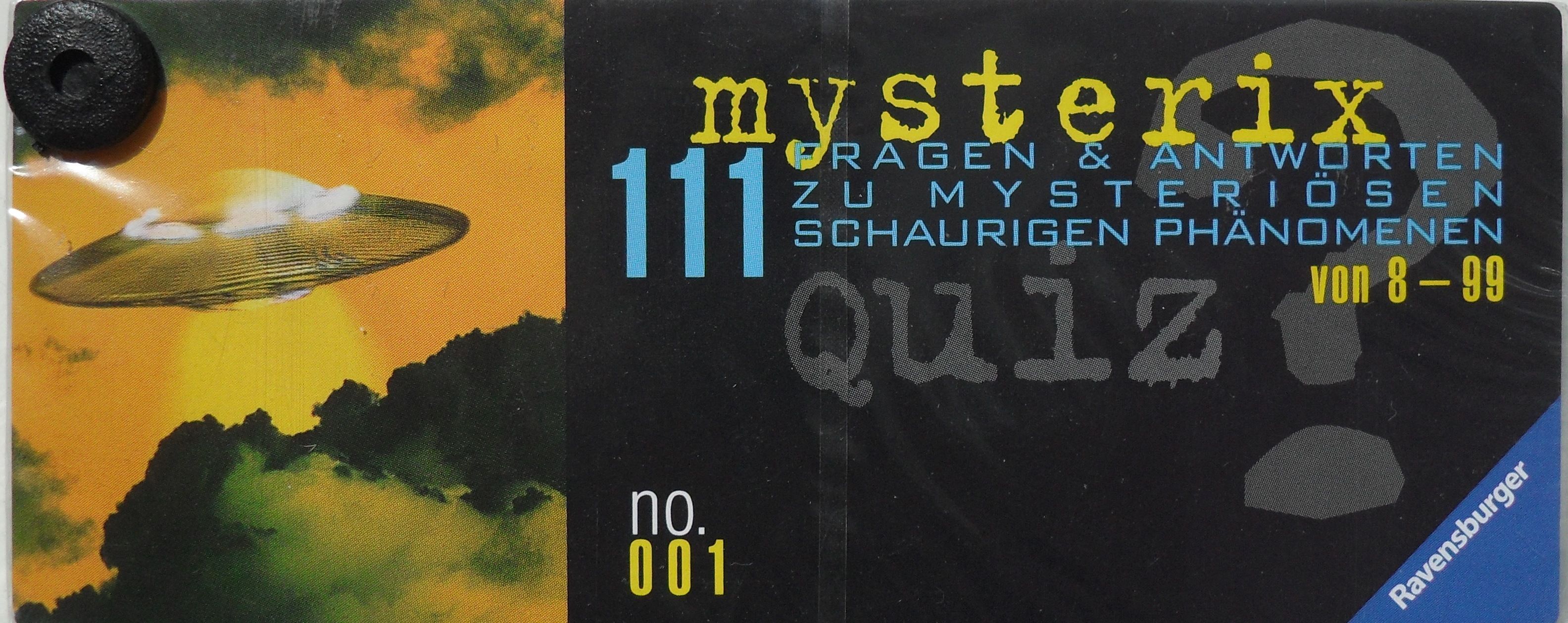 Mysterix nr. 001 cover art