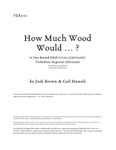 RPG Item: VER3-02: How Much Wood Would...?