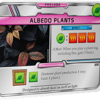 Terraforming Mars: Albedo Plants Promo Card