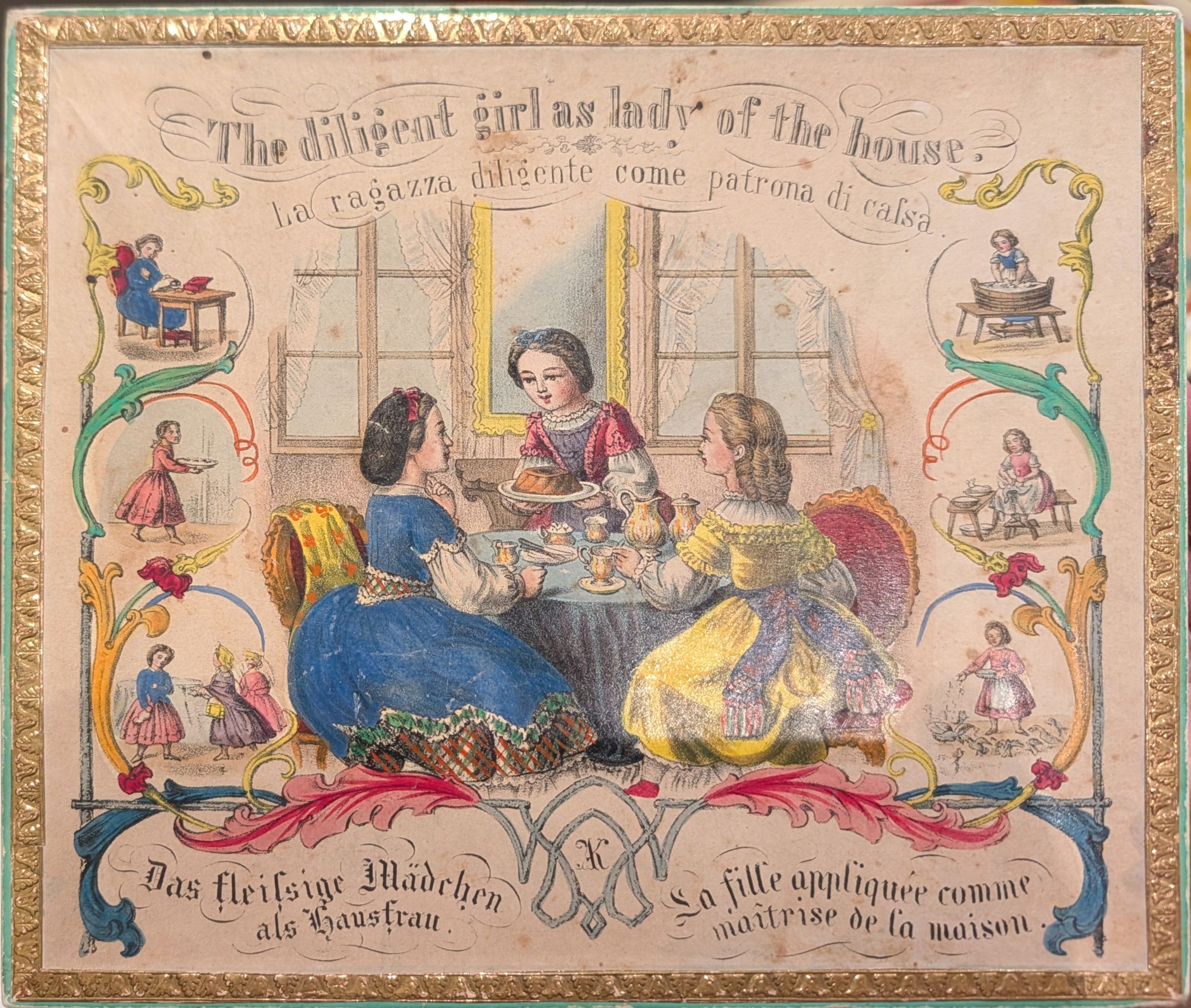 Cover art for The Diligent Girl as Lady of the House