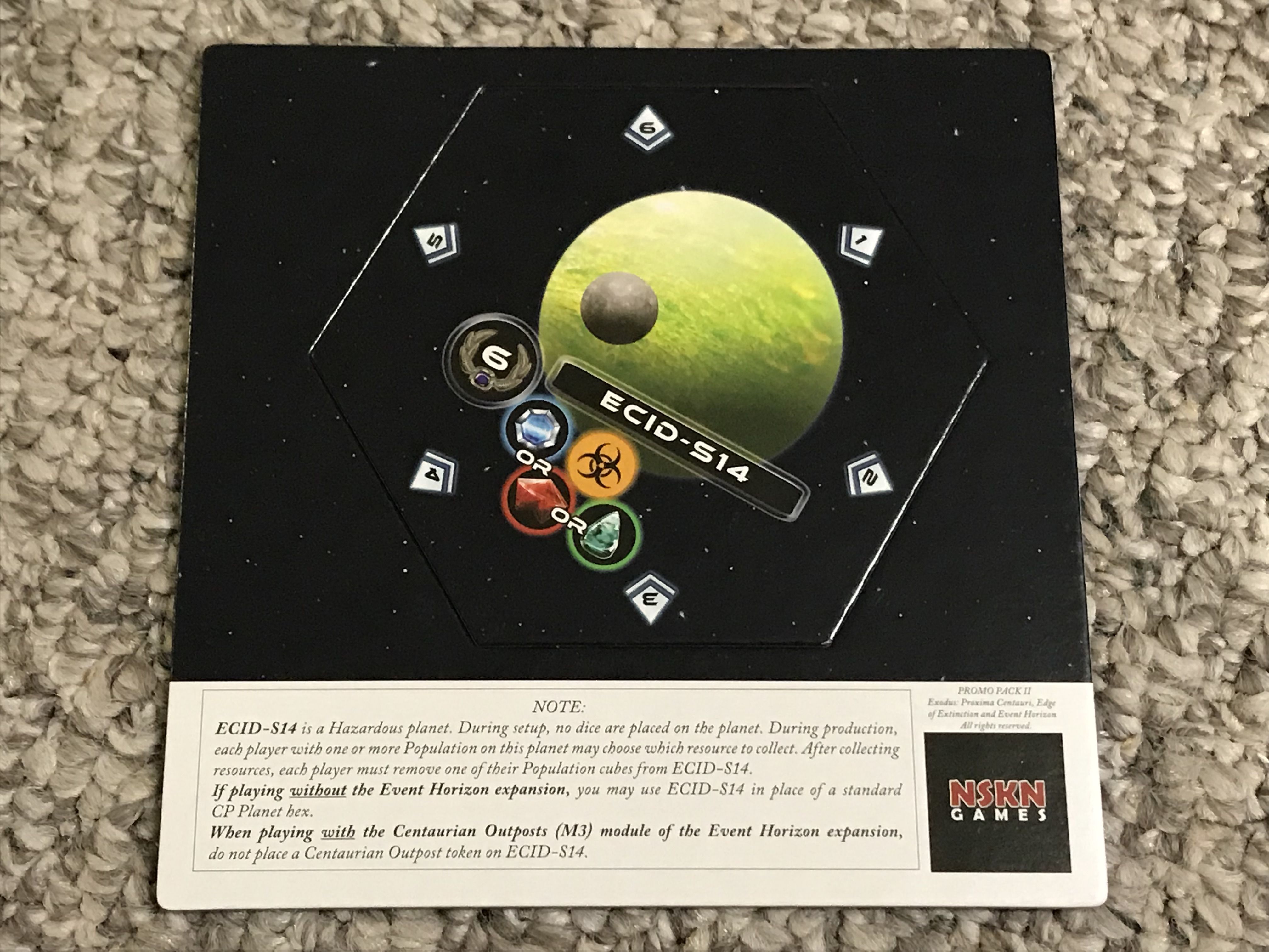 Exodus: Proxima Centauri – ECID-S14 Mini-Expansion box art