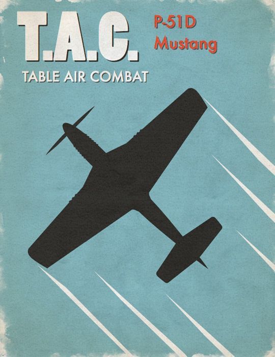 Table Air Combat: P-51D Mustang box art