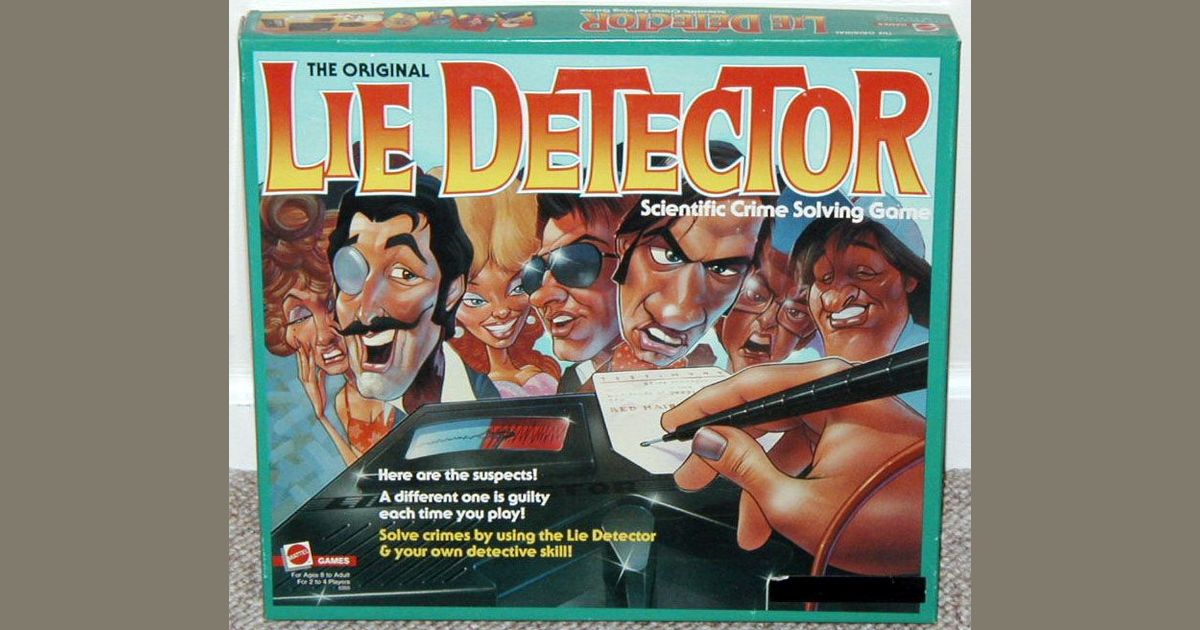 Lie Detector Board Game BoardGameGeek