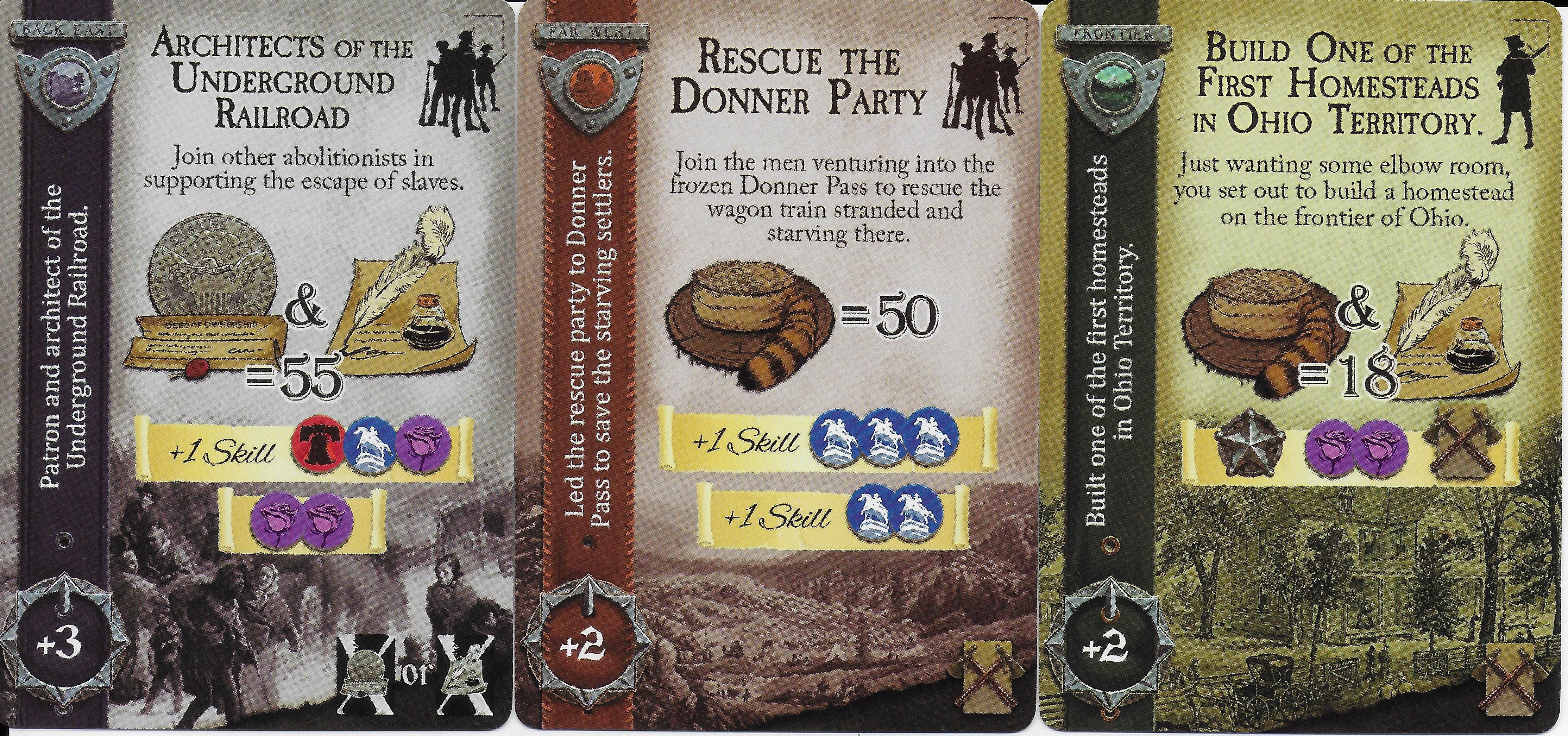 Legends of the American Frontier: 3 Card Special Adventure Set