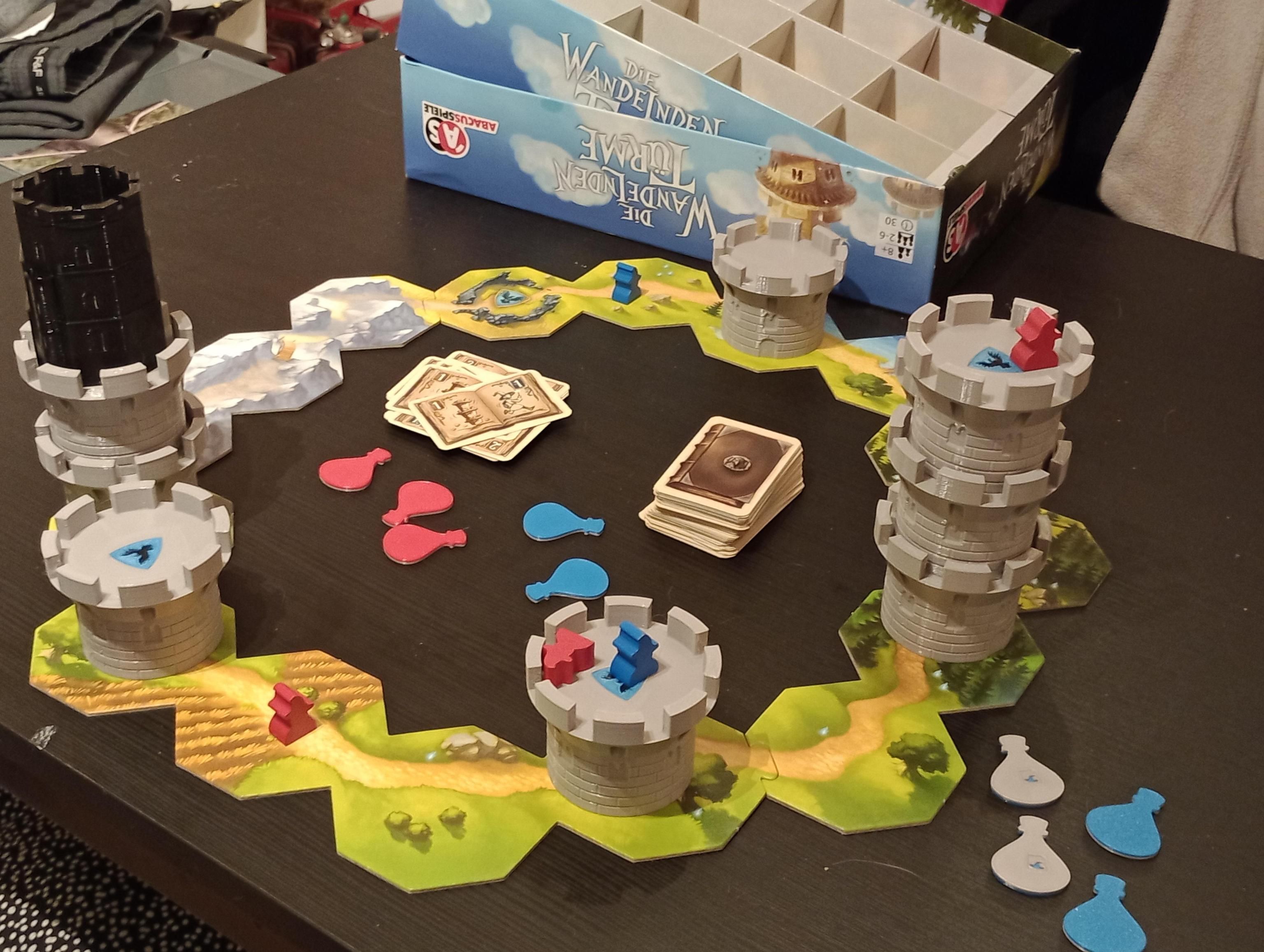 Replacement tower and potion design Wandering Towers