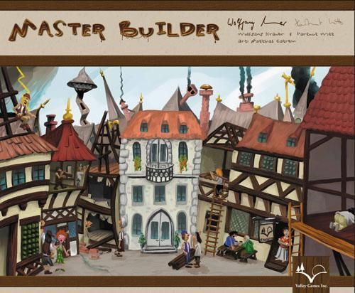 Master Builder Middle Ages Family Board Game by Valley Games FREE SHIP 