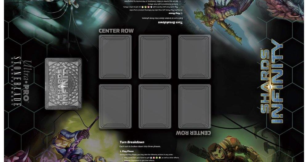 Shards of Infinity Gaming Playmat Board Game Accessory BoardGameGeek