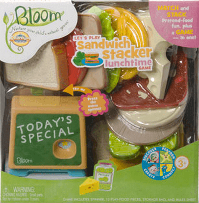 Cranium Bloom: Let's Play Sandwich Stacker Lunchtime Game cover