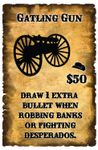 Spurs: A Tale in the Old West – Gatling Gun Promo Card