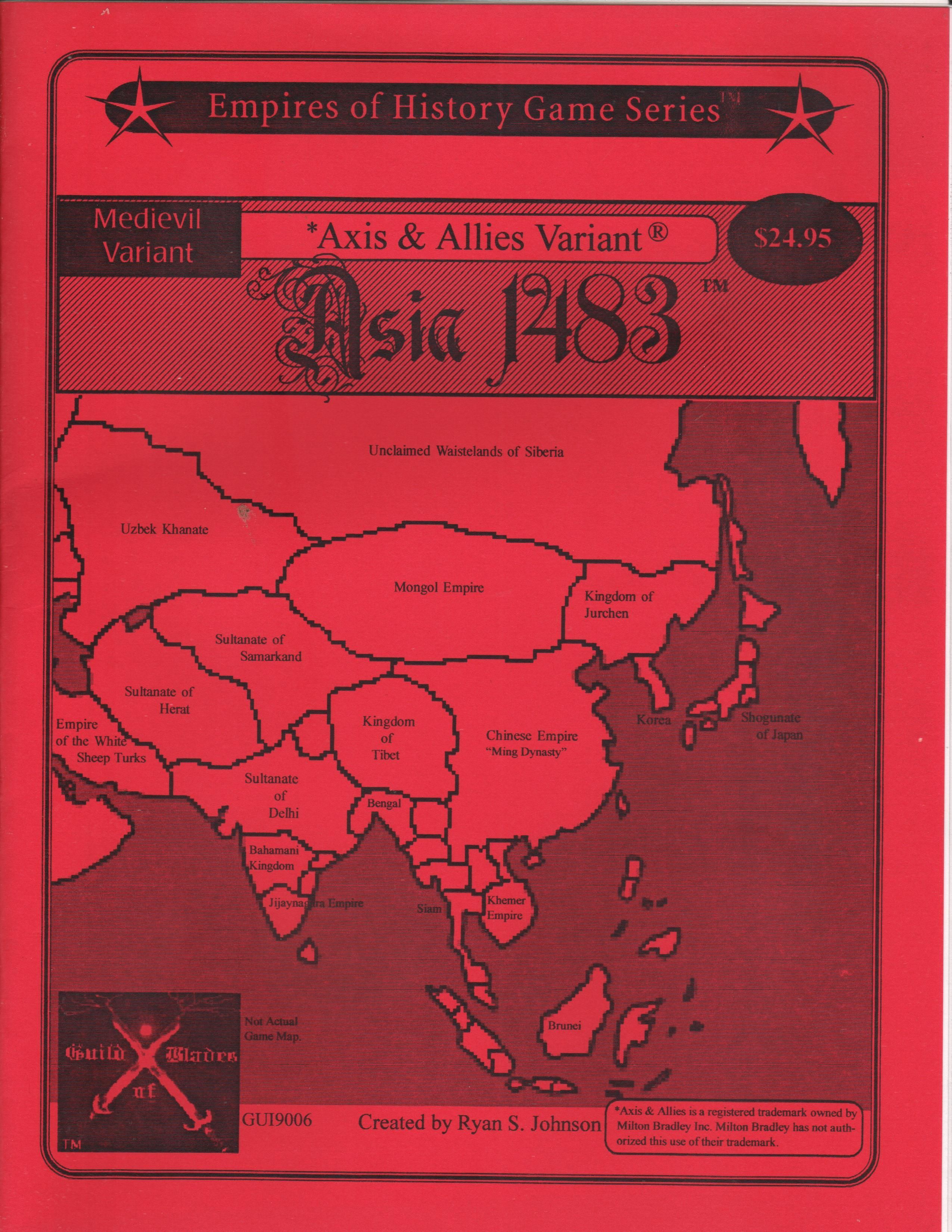 Europe 1483: Asia 1483
