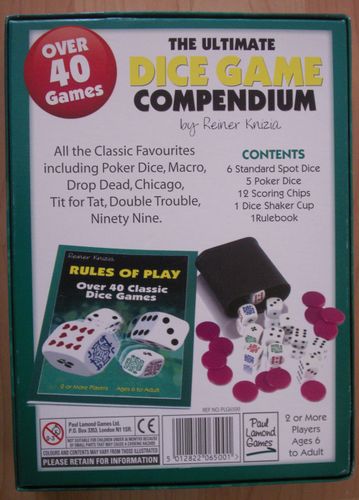 The Ultimate Dice Game Compendium Image Boardgamegeek