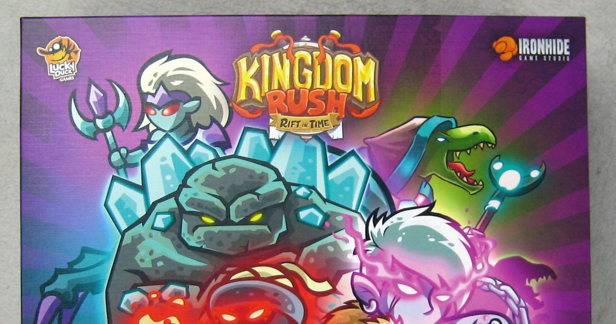 Lucky Duck Games Kingdom Rush Rift In Time Veznan Vs Moloch Expansion Board Game