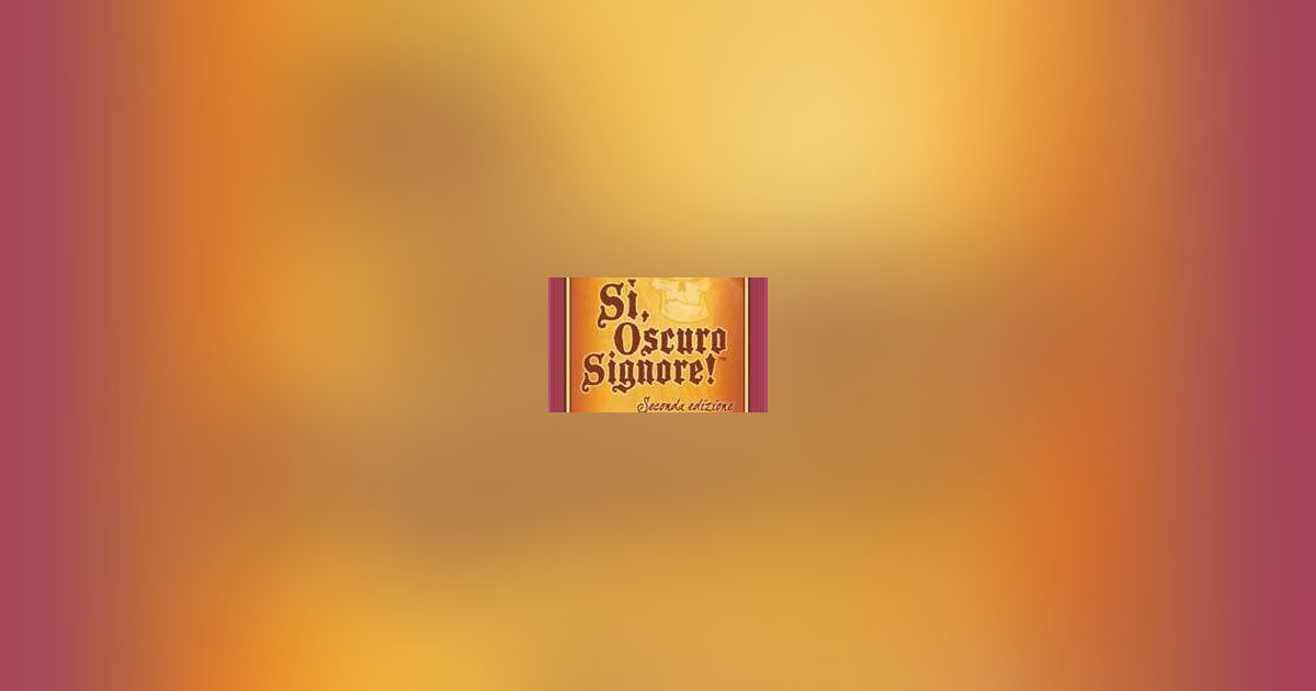 Sì, Oscuro Signore! 2: L'alba degli eroi | Espansione GdT | Tana dei Goblin