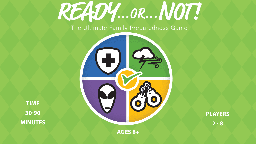 Jogo Ready or Not The board game that could save your life. Compara
