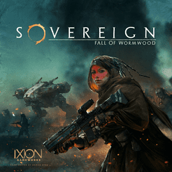 Sovereign Fall of Wormwood sci-fi civilization card game for 2-4 players - official Ixion Gameworks cover