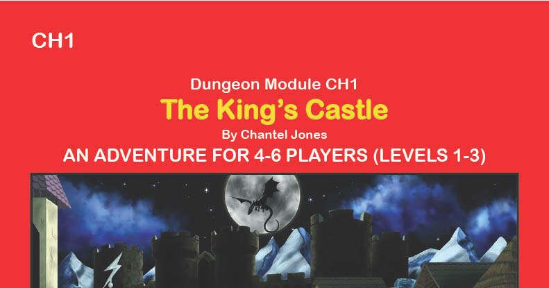 Dungeon Module CH1: The King's Castle (C&C) | RPG Item | RPGGeek