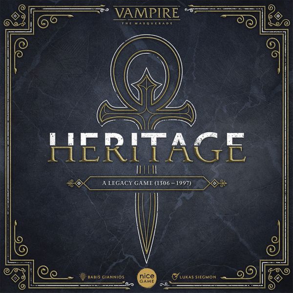 Vampire: The Masquerade – Heritage, Nice Game Publishing, 2020 — front cover (image provided by the publisher)