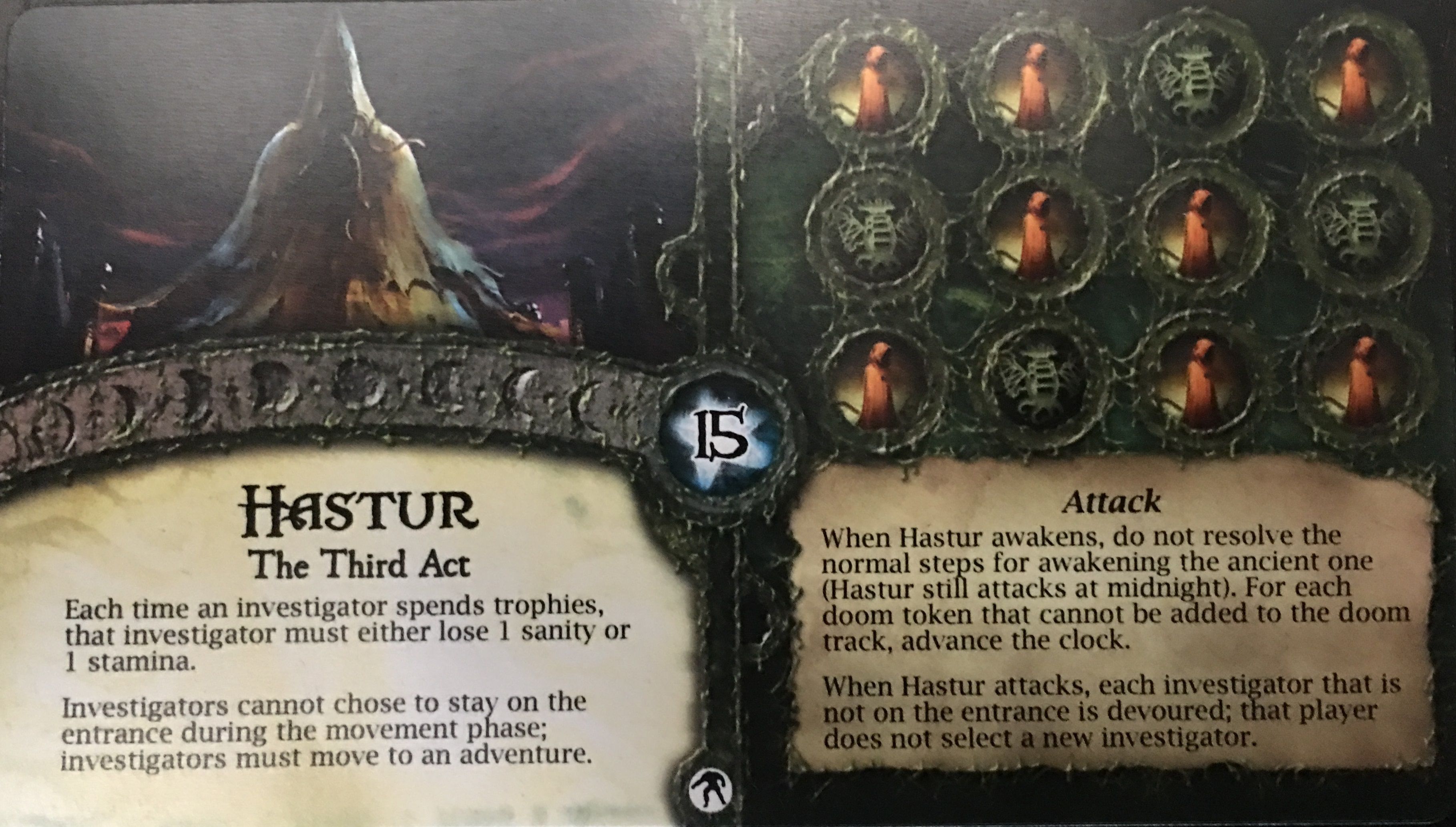 Elder Sign: Hastur Promo Card