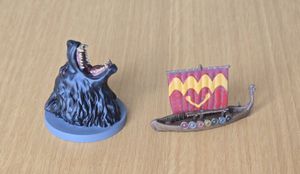 Thorgal: The Card Game – Drakkar miniature