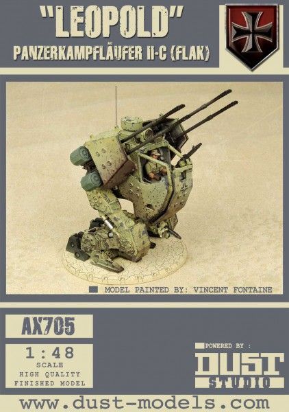 Dust Tactics: Panzerkampflaufer II-C (Flak) – "Leopold (Trop)"