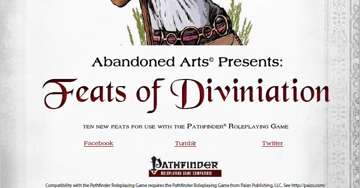Feats of Divination | RPG Item | RPGGeek