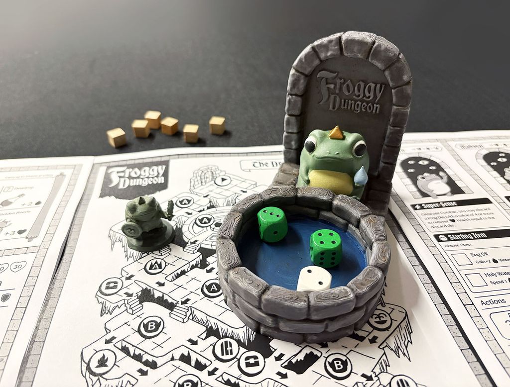 Illustration 3 de Froggy Dungeon - Solo Dungeon Crawler with Frog Heroes