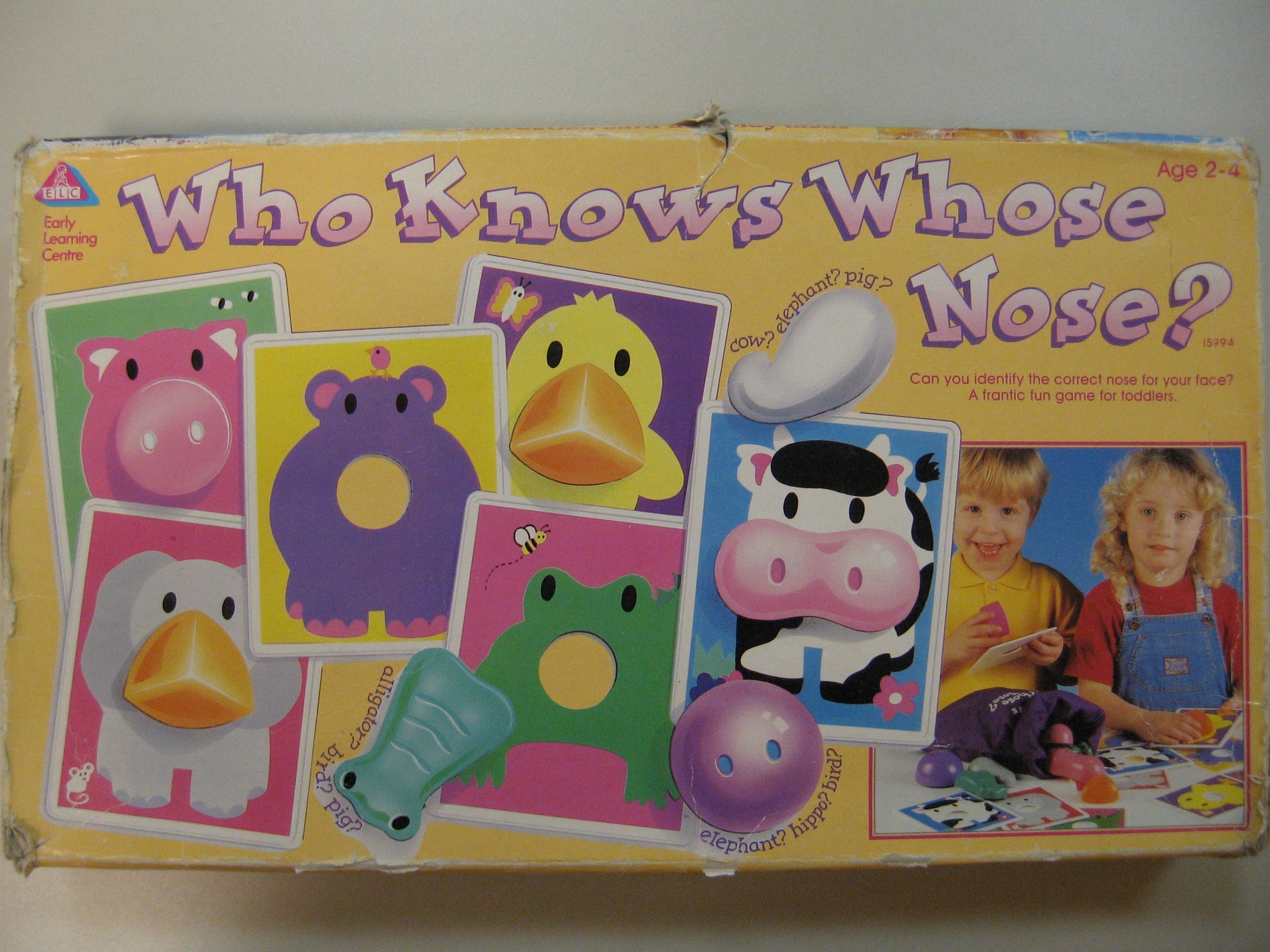 Who Knows Whose Nose? box art