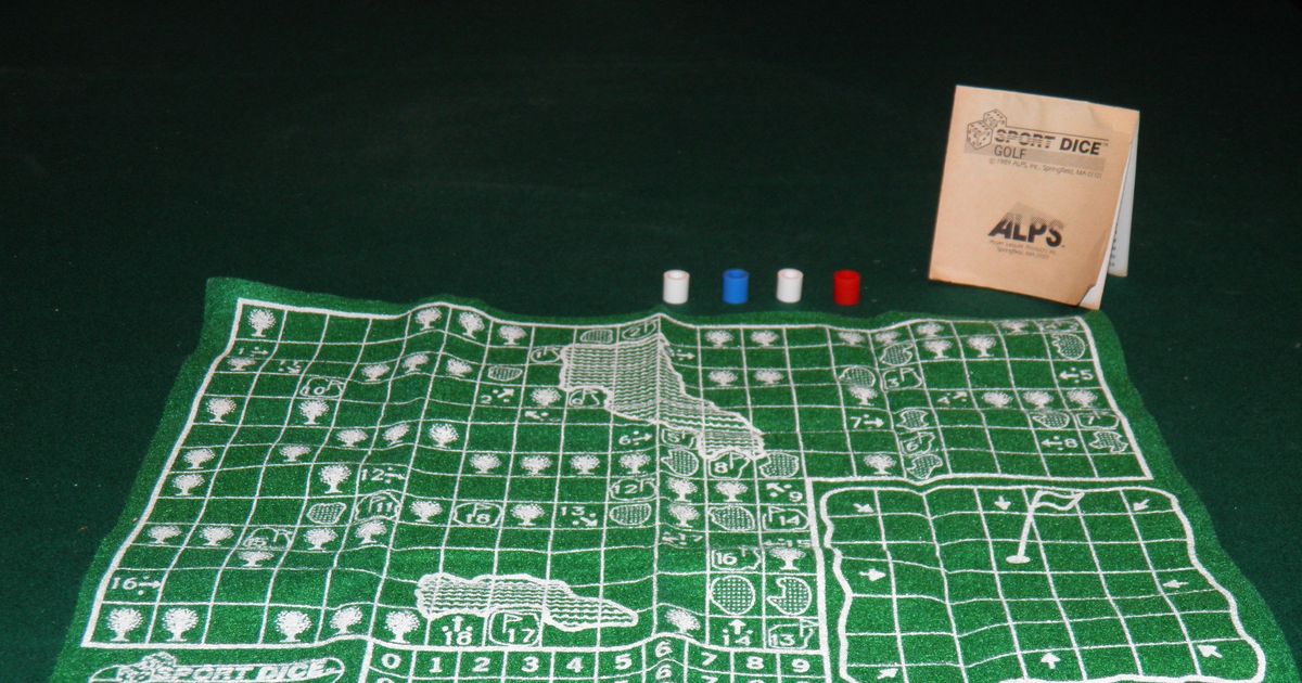 Sport Dice Golf Board Game BoardGameGeek