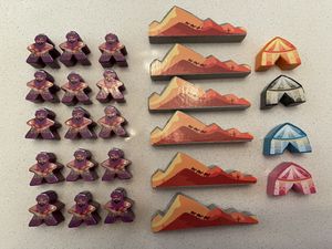Five Tribes expansions: MeeplesUpgrade  Upgrade Kit